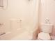 Clean bathroom with shower/tub combo and toilet at 517 White River Ct. # 22A, Myrtle Beach, SC 29579