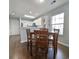 Small dining area with wooden table and chairs at 532 Blue Stem Dr. # 53C, Pawleys Island, SC 29585