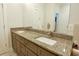 Double vanity bathroom with granite countertops and ample storage at 600 48Th Ave. S # 403, North Myrtle Beach, SC 29582