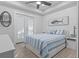 Bright bedroom with coastal decor and private access at 6001 South Kings Hwy., Myrtle Beach, SC 29575