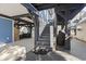 Gray stairs leading to ground level patio at 6001 South Kings Hwy., Myrtle Beach, SC 29575