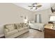 Bedroom with sofa and queen bed at 1001 World Tour Blvd. # 101A, Myrtle Beach, SC 29579