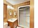 Simple bathroom with a vanity, toilet, and shower at 102 Seaview Loop, Pawleys Island, SC 29585