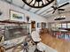 Brick fireplace in living room at 102 Seaview Loop, Pawleys Island, SC 29585