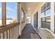 Spacious screened balcony overlooking the neighborhood at 1058 Sea Mountain Hwy. # 1-303, North Myrtle Beach, SC 29582