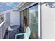 Private balcony with sliding door access at 1880 Colony Dr. # 12-H, Surfside Beach, SC 29575