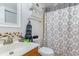 Clean bathroom with shower, sink, and toilet at 1880 Colony Dr. # 12-H, Surfside Beach, SC 29575