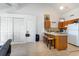 Open kitchen with breakfast bar and light wood cabinets at 1880 Colony Dr. # 12-H, Surfside Beach, SC 29575