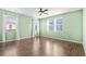 Bright bedroom with wood floors and neutral walls at 1897 Culbertson Ave. # 1897, Myrtle Beach, SC 29577