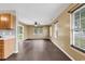 Open living area with dark laminate flooring and lots of natural light at 1900 Shell Ct., Surfside Beach, SC 29575