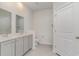 Clean bathroom with double vanity and a separate toilet area at 192 Sea Shell Dr. # 22, Murrells Inlet, SC 29576