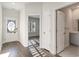 Bright entryway with hardwood floors and access to additional rooms at 192 Sea Shell Dr. # 22, Murrells Inlet, SC 29576
