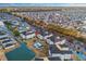 Panoramic aerial view of community featuring mature trees, lakes, and beautiful homes at 2060 Cross Gate Blvd. # 204, Surfside Beach, SC 29575
