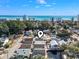 Aerial view of property and beach, showing location and neighborhood at 2402 Hillside Dr. S, North Myrtle Beach, SC 29582