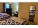 Bedroom with two double beds and sitting area at 2504 Ocean Blvd. N # 232, Myrtle Beach, SC 29577