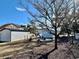 Backyard with shed and fire pit area at 2601 Ye Olde Kings Hwy., North Myrtle Beach, SC 29582