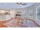 Bright dining area with bay window and hardwood floors at 317 Welcome Dr., Myrtle Beach, SC 29579