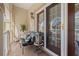 Relaxing balcony featuring comfortable seating and lovely decor at 400 Hillside Dr. N # 302C, North Myrtle Beach, SC 29582