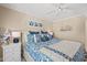 Spacious bedroom with a comfortable bed and stylish decor at 400 Hillside Dr. N # 302C, North Myrtle Beach, SC 29582