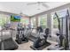 Well-equipped fitness center with treadmills, ellipticals, and weight machines at 4502 W Harbour Ct. # W4, Little River, SC 29566