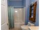 Clean bathroom with shower/tub combo and updated vanity at 5801 Oyster Catcher Dr. # 1624, North Myrtle Beach, SC 29582