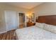King bedroom with en-suite bathroom and walk-in closet at 5801 Oyster Catcher Dr. # 1624, North Myrtle Beach, SC 29582