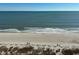 Aerial view of beach and ocean at 6804 N Ocean Blvd. # 1527, Myrtle Beach, SC 29572