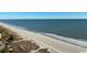 Aerial view of beach and ocean at 6804 N Ocean Blvd. # 1527, Myrtle Beach, SC 29572