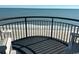 Balcony with ocean views and two chairs at 6804 N Ocean Blvd. # 1527, Myrtle Beach, SC 29572