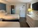 Bedroom with two double beds and ocean view at 6804 N Ocean Blvd. # 1527, Myrtle Beach, SC 29572