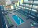 Complex pool with surrounding lounge chairs at 6804 N Ocean Blvd. # 1527, Myrtle Beach, SC 29572