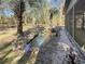 Water feature and pond in the backyard, surrounded by landscaping at 786 Savannah Dr., Pawleys Island, SC 29585