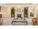 Elegant living room showcasing a fireplace and sophisticated decor at 9547 Edgerton Dr. # 904, Myrtle Beach, SC 29572