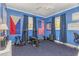 Small home gym with weights and workout bench at 1043 Holt Rd., Conway, SC 29526