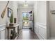 Bright and spacious entryway with a console table and stylish decor at 1115 Prescott Circle, Myrtle Beach, SC 29577