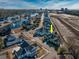 Aerial view of house and neighborhood at 1204 Wading Heron Rd., North Myrtle Beach, SC 29582