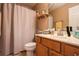 Bathroom with shower and vanity at 130 Lions Paw Ct., Loris, SC 29569