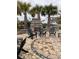 Community patio with stone fireplace and seating at 150 Black Water Dr., Murrells Inlet, SC 29576