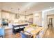 Modern kitchen with island and stainless steel appliances at 150 Black Water Dr., Murrells Inlet, SC 29576