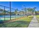 Community tennis courts with benches at 150 Black Water Dr., Murrells Inlet, SC 29576