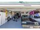 Two-car garage with additional storage and kayaks at 2083 Silver Island Way, Murrells Inlet, SC 29576