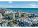 Oceanfront property; aerial view shows building location and surrounding area at 210 75Th Ave N # 4011, Myrtle Beach, SC 29572