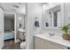 Small bathroom with vanity and toilet at 210 75Th Ave N # 4011, Myrtle Beach, SC 29572