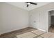 Bedroom with double doors and wood-look floors at 216 William Nobles Rd., Aynor, SC 29511