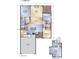 Two-story home floor plan with bonus room and garage at 216 William Nobles Rd., Aynor, SC 29511