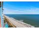 High-rise ocean view; beach, waves, and coastline at 2201 Ocean Blvd. S # 1809, Myrtle Beach, SC 29577