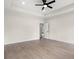 Bright main bedroom with hardwood floors and access to another room at 224 William Nobles Rd., Aynor, SC 29511