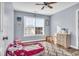 Spacious bedroom with light purple walls and a cozy rug at 281 Sugar Mill Loop, Myrtle Beach, SC 29588