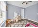 Peaceful bedroom with light purple walls and a comfy bed at 281 Sugar Mill Loop, Myrtle Beach, SC 29588