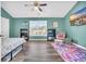Serene bedroom with a TV and reading nook at 281 Sugar Mill Loop, Myrtle Beach, SC 29588
